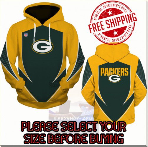 Green Bay Packers Football Team Sport Hoodie