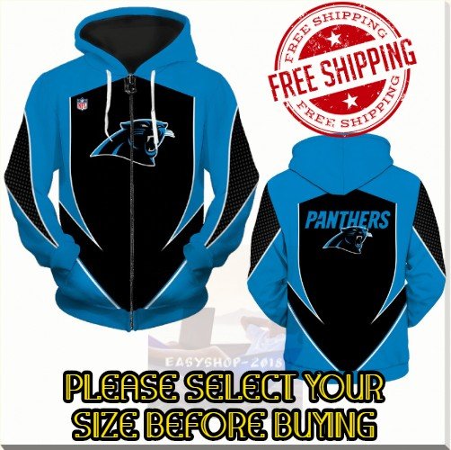 Carolina Panthers SE Football Team Sport Hoodie With Zipper