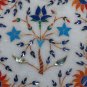 12" Side End Table Top Marble Inlay Pietra Dura Work Home Decor & Garden