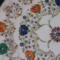 23" Marble Table Top Inlay Semi Precious Stone Work For Home Decor