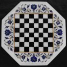 12" Marble Chess Table Top Inlay Handicraft Work Home Decor & Gifts