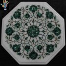 12"  Side End Table Top Pietra Dura Handmade Art For Home Decor.
