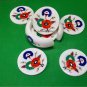 White Marble Tea Coaster Set Handmade Inlay Art Christmas Gifts & Home Decor.