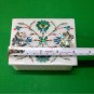 Marble Inlay Jewelry Box Pietra dura Makrana Stone Handmade & Christmas Gifts.