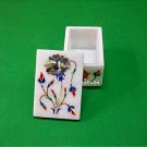 Marble Jewelry Box Inlay Pietra Dura Work For Christmas Gifts & Home Decor.