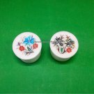 Set of two Jewelry Ring Box White Handamade Inlay Art Work & Christmas Gifts