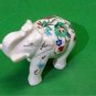 4'' White Marble Inlay Elephant Handmade Home Decor & Christmas Gift.