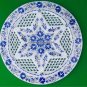 Marble Plate Inlay Pietra Dura Handmade Home Decor for Christmas Gifts.