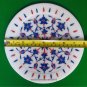 Marble Plate Inlay Pietra Dura Handmade Art Crafts Home Decor & Christmas Decor.