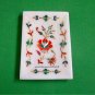 Marble White Inlay Tray Plate Marquetry Stone Handmade Home Decor Gifts.