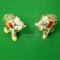 3" Marble Elephant Sculpture Hand Painted Handmade Arts & Crafts For Home Decor.