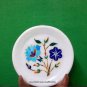 Marble Inlay plate Handmade Pietra Dura Home Decor for Christmas gift.