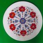 Marble Inlay Plate Decorative Pietra Dura Stoneware Handmade Art Craft For Gifts