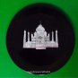 Black Marble Plate Taj Mahal Stone Handmade For Home Decor & Christmas Gift