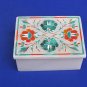 Marble Inlay Jewelry Box Pietra Dura Handmade Home Decor for Christmas Gift