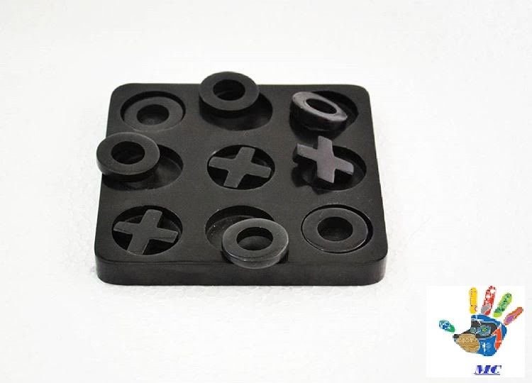 Marble Tic-Tac-Toe Game Set Handmade Home Decor for Christmas Gifts
