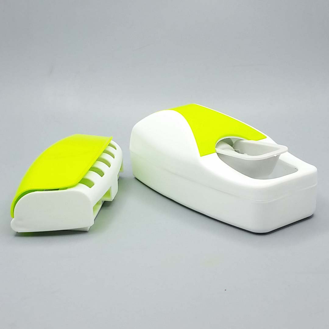 TOOTHPASTE DISPENSER, GREEN