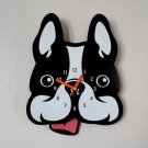 French Bulldog / Pendulum Wall Clock (tongue can swing)