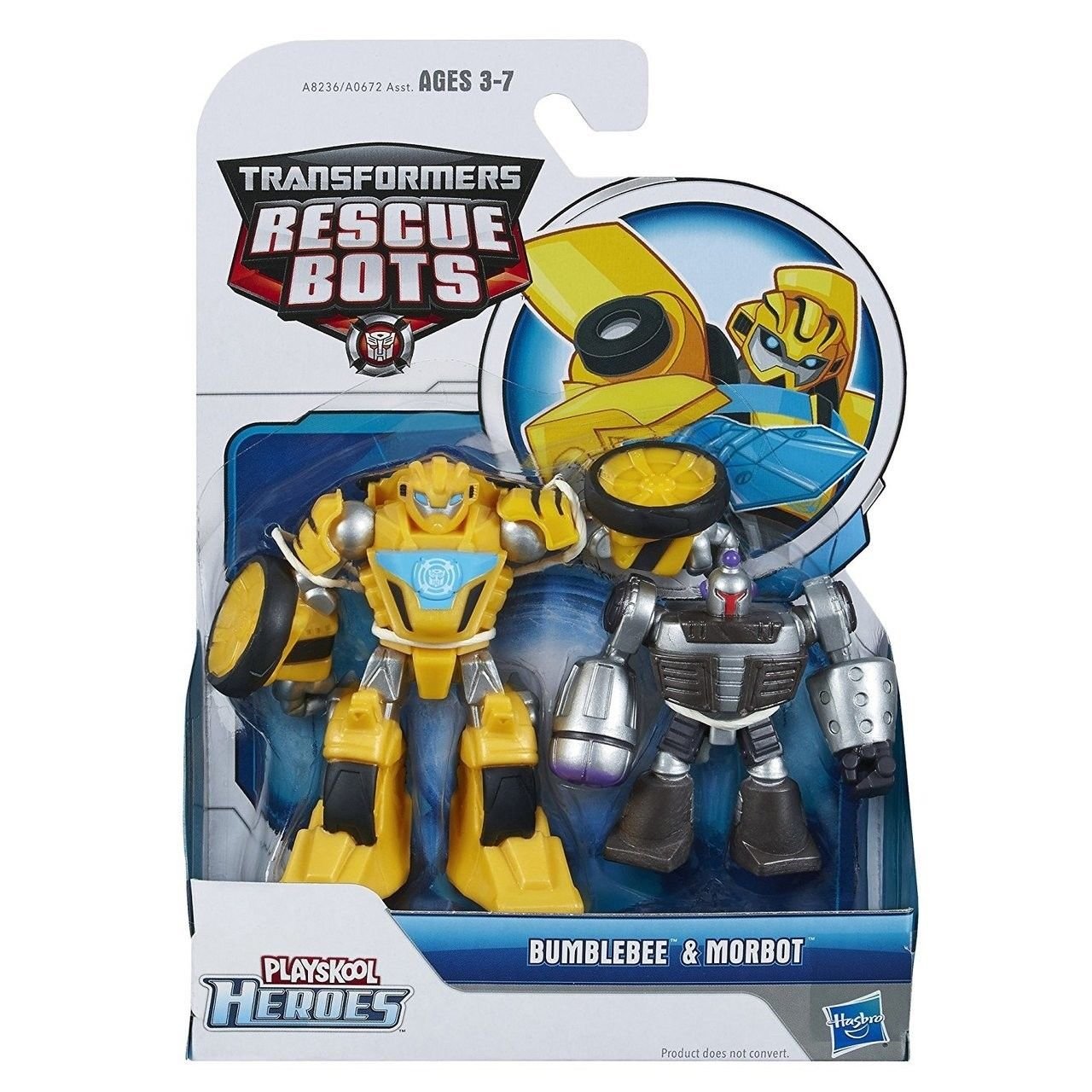 Playskool Heroes Transformers Rescue Bots Bumblebee And Morbot Figure Pack 