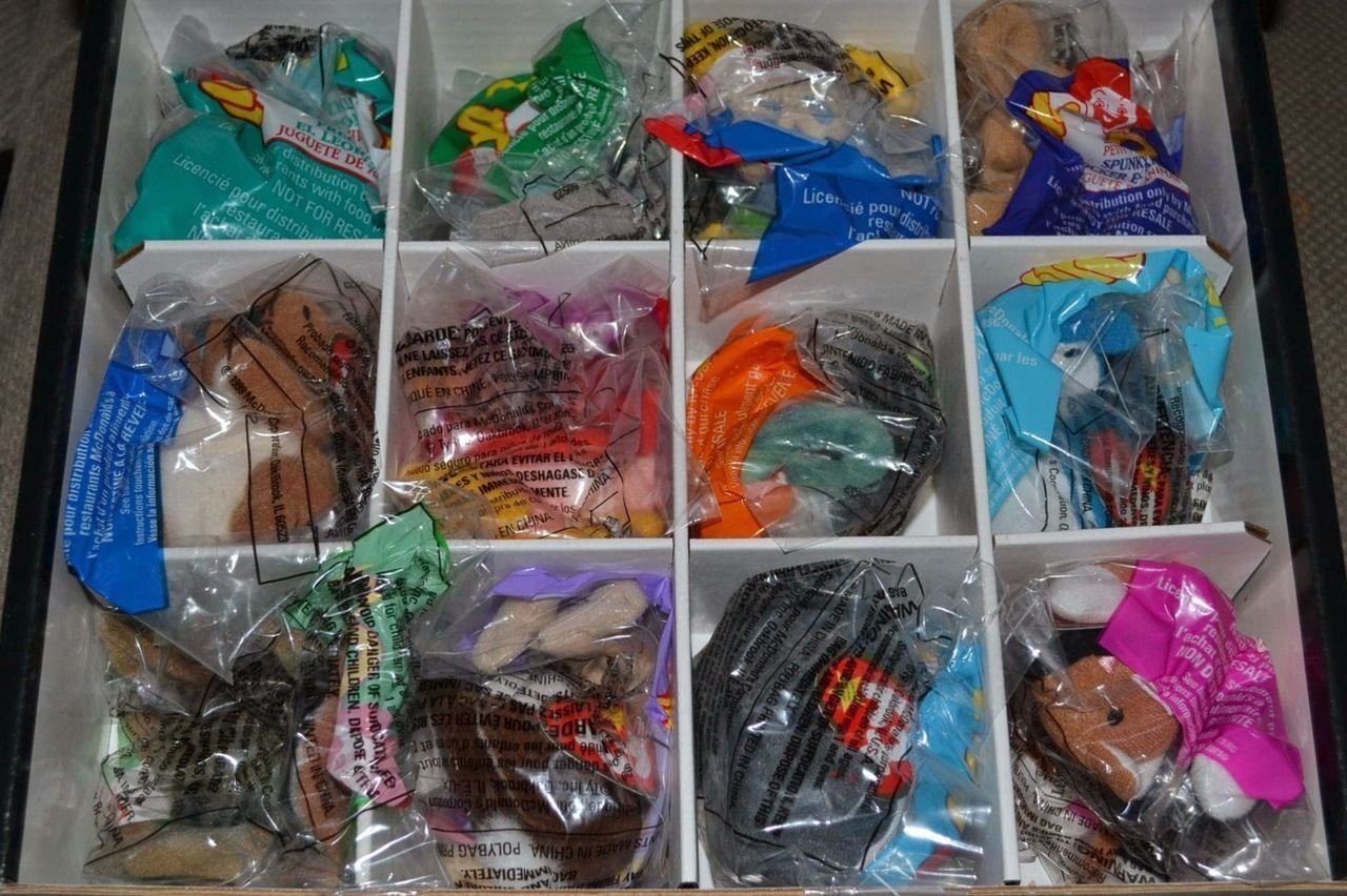 McDonald's 1999 Ty Teenie Beanie Babies Collector Set of 12