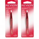 (2-PACK) Revlon The Designer Collection Slanted Tweezers 15104