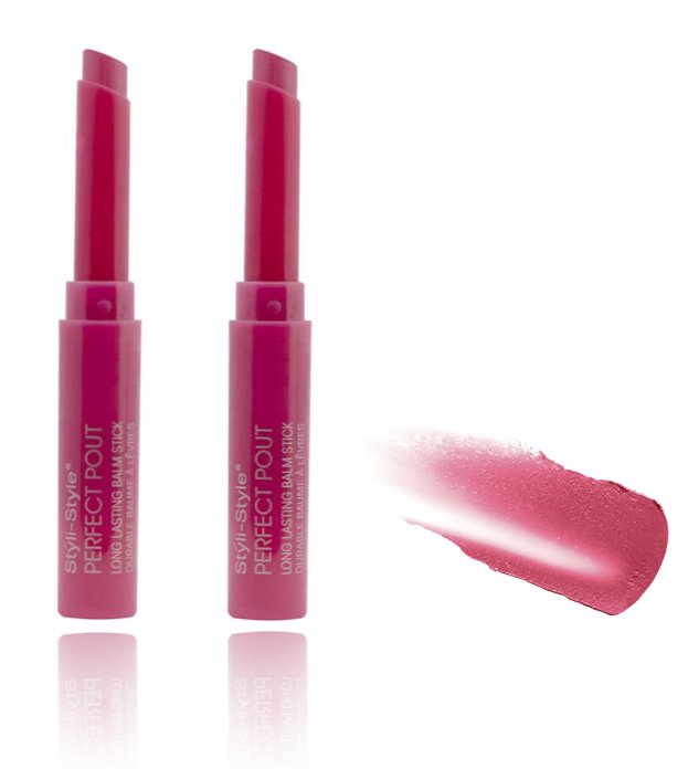(2-Pack) Styli Style Perfect Pout Long Lasting Balm Stick - Flirty Fuchsia (LPP003)