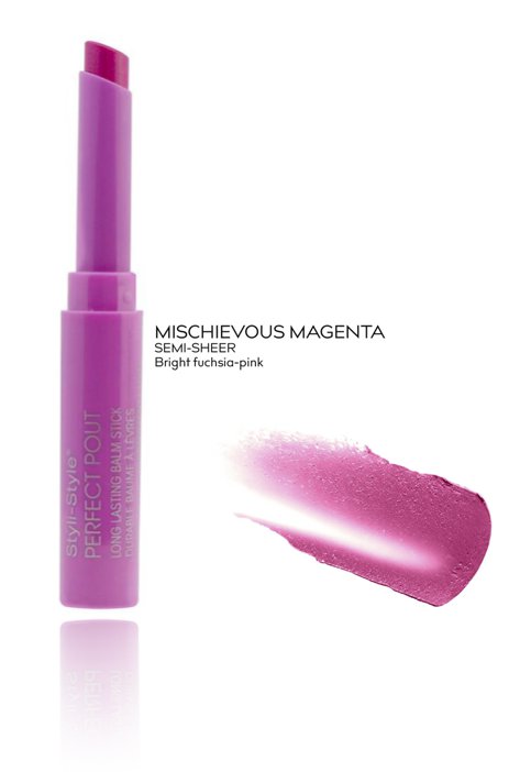 Styli Style Perfect Pout Long Lasting Balm Stick - Mischievous Magenta (LPP004)