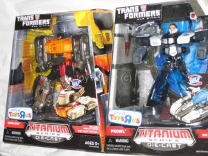 Transformers Titanium GRIMLOCK & PROW War Within  Generation 1 G1 Die-cast Action Figure