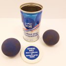 Vintage Racquetballs, AMF Voit, Rollout Blue Bleu, 2 Balls. Used, Extra Lively!