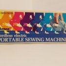 VINTAGE 1972 RONCO CORDLESS ELECTRIC PORTABLE SEWING MACHINE AS SEEN ON TV