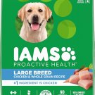 IAMS Adult High Protein Large Breed Dry Dog Food with Real Chicken, 15 lb. Bag