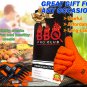 Heat-Resistant Gloves, Meat Claws, Instant-Read Thermometer Gift Set