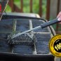 No-Mess Grilling Mats, Heavy-Duty Stainless Steel Easy-Clean Brush Set