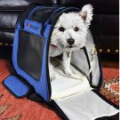 Bedded Pet Carrier Bag for Comfy Air Travel with Cats and Small Dogs