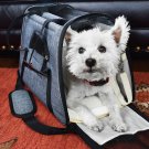 Soft Comfy Airline-Approved Pet Carrier Bag for Cats, Small Dogs