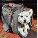 Comfy Soft-Fabric Pet Carrier Bag for Air Travel with Cats, Small Dogs