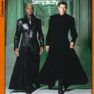 Simplicity 5386 Matrix Costumes Dusters Neo Morpheus Sizes XS-S-M-L-XL