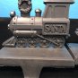Train Stocking Holders - 4pc - Bronze Color Metal Christmas Hanger Set Holiday