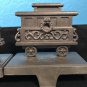 Train Stocking Holders - 4pc - Bronze Color Metal Christmas Hanger Set Holiday