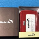 Walletbe New Red Crocodile Croc Embossed Wallet Accordian Style