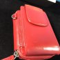 Walletbe New Red Crocodile Croc Embossed Wallet Accordian Style