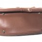 CHARLIE LAPSON TAN CROC EMBOSSED LEATHER PURSE HANDBAG ~ NICE!