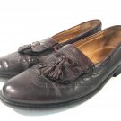 Men's Burgundy Tassel Loafers Dress DANIEL FORBES Co MATADOR 10M USA Flexible