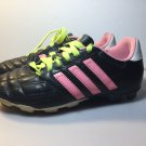 Adidas Soccer Cleats. Size 1 1/2 Kids. Black And Pink