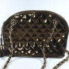 Vintage Gold Quited Desini Paris Leather Purse Crossbody Bag Handbag