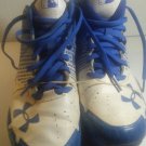 Used Under Armour UA Spine Heater Mid TPU Mens 8.5 Baseball Cleats Plastic Blue