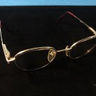 Vintage Laura Ashley Claire Frames Glasses Womens Red Accents