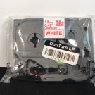 Brother P-Touch -1/2" 0.47" Red On White Standard Laminated Tape 26.2 Ft 8M