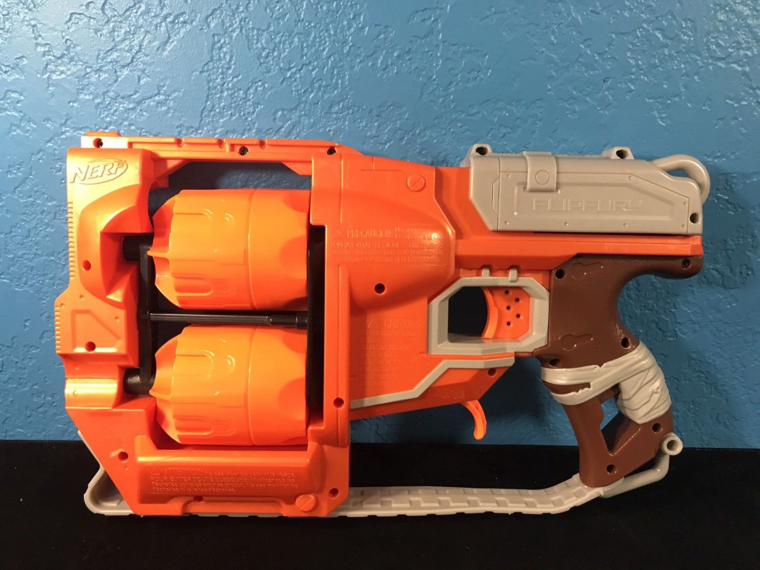 NERF Zombie Strike FlipFury Blaster Gun