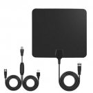 HDTV 50 Miles Range Flat HD Digital Indoor Amplified TV Antenna with Amplifier